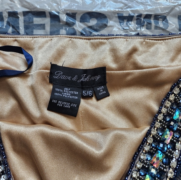 Two piece lace and studded dress - Picture 7 of 10